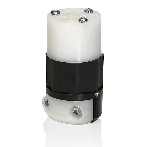 Leviton 5369-PLC Connectors, 20A 125V 2-Pole 3-Wire Connector