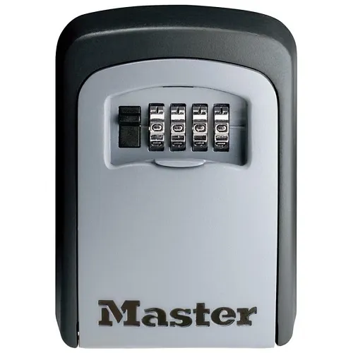Master Lock 5401D 3-1/4" (83mm) Wall Mount Lock Box, Black