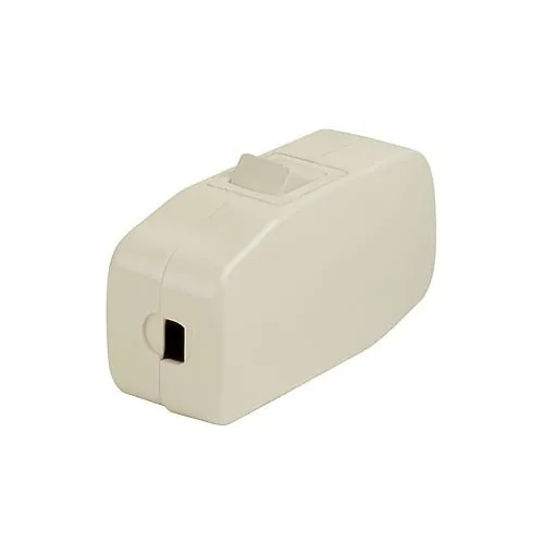 Leviton 5410-I Heavy Duty Cord Switch, Brown