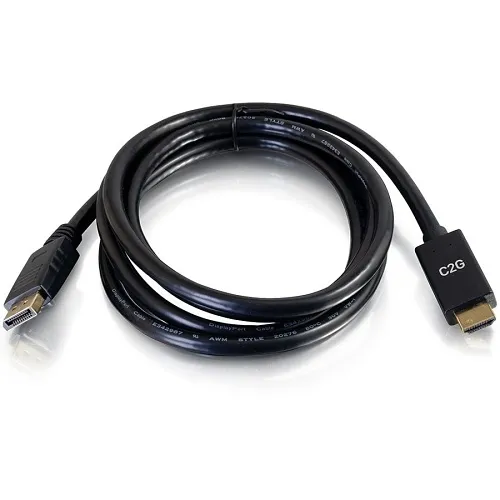 Ortronics 54433, 6' DisplayPort to HDMI Cable, 4K Passive, 6', Black
