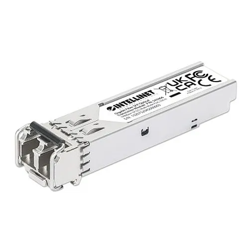 Intellinet 545006 Gigabit Fiber SFP Optical Transceiver Module,1000Base-SX (LC) Multi-Mode Port, 550m