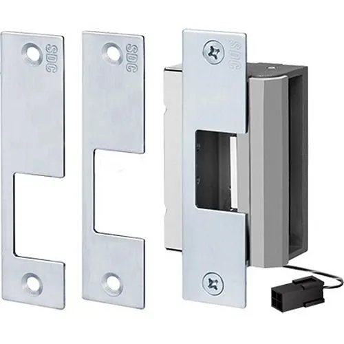SDC 55-AU UniFLEX 55 Series Mortise 3/4" Latchbolt Electric Strike, 12/24VDC, Dull Stainless