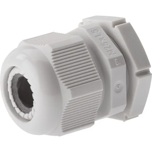 AXIS 5503-831 Plastic Threaded Cable Gland for M25 Holes, 5-Pack, White