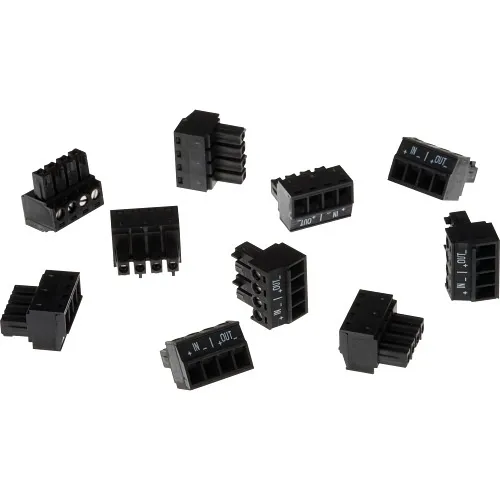 AXIS 5505-291 Connector A 4-Pin 3.81 Straight IN/OUT, 10-Piece