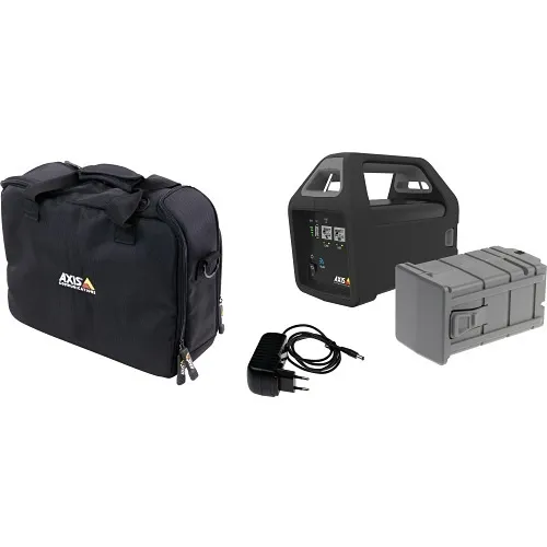 AXIS T8415 Wireless Installation Tool Kit for IP Cameras, Includes Extra Battery, Adapter and Bag
