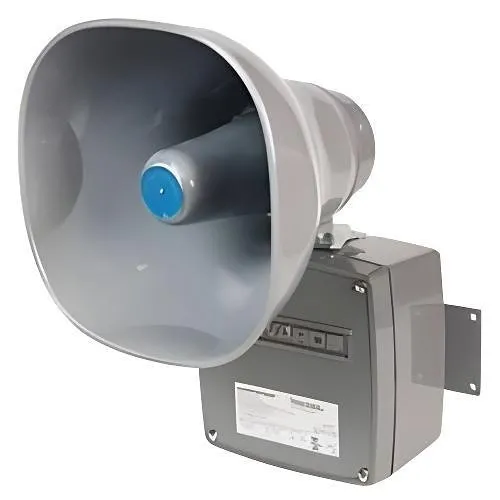 Edwards Signaling 5531M-24N5 Adaptatone Millennium 4-Input / Output Multiple Tone Signal, 120VAC, 0.36A, 55-Tone, 120/110 dB at 1m Sound, Outdoor, Surface Mount, Gray