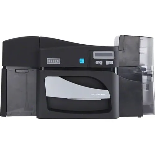 HID FARGO 55430 Double Sided Dye Sublimation / Thermal Transfer Printer, Monochrome Card Print, Desktop