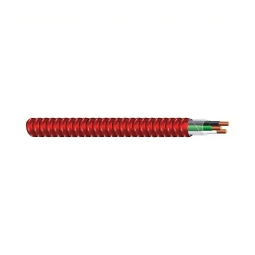 Genesis 55468703 18/4 Ground AlumArmor Cable, Red, 1000'