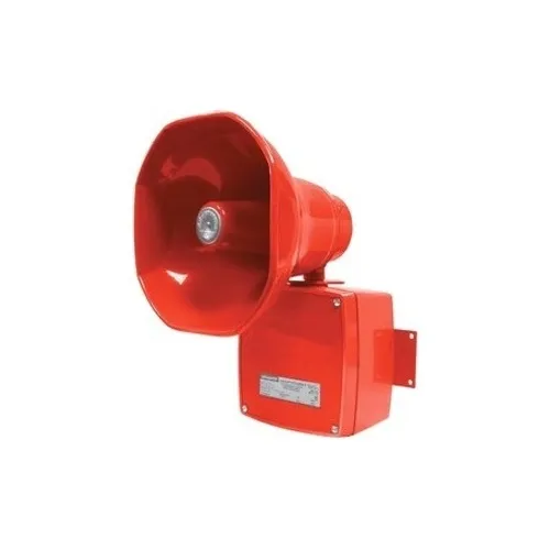 Edwards Signaling 5553-25/70-R 5553 Series Red Hazardous Location Speaker, Frequency 400 Hz to kHz
