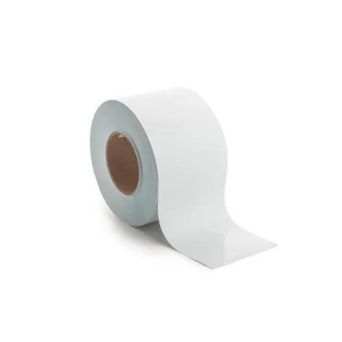 HellermannTyton 558-00350 Adhesive Labels, Solid Color Continuous Roll, 4.0" x 250', VL, White, 250 ft/roll