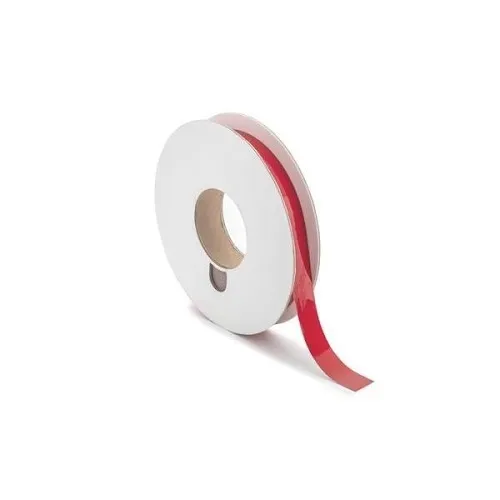 HellermannTyton 558-00377 Adhesive Labels, Solid Color Continuous Roll, Reflective, 1.0" x 250', VL, Red, 250 ft/roll