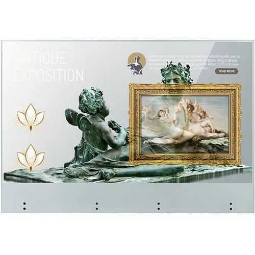 LG Pro 55EW5TF-A LG W5TF-A Series 55" Transparent OLED PCAP Touch Screen Digital Signage with Tempered Front Glass