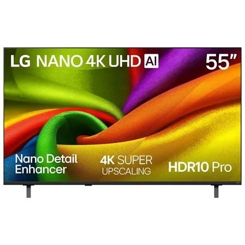 LG 55NU850BPUA 55" Nano 4K UHD Smart TV, A7, Gen 9 AI Processor