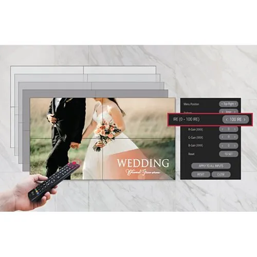 LG VL5F-A Series 55" 500 nits FHD Slim Bezel Video Wall Display TV