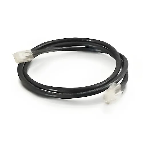 Quiktron 560-135-025 CAT5e Patch Cable, Black 025' No-Boot Patch Cord