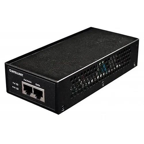 Intellinet 560566 1-Port Gigabit High-Power PoE+ Injector, 1 x 30W