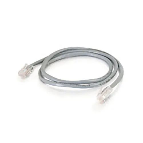 Quiktron 566-100-003 CAT6 Patch Cable, 3' Non Booted C6 CM, Gray