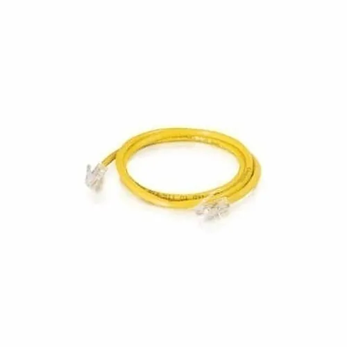 Quiktron 566-115-007 CAT6 Network Cable, 7' Non Booted C6 CM, Yellow