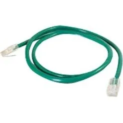 Quiktron 566-120-005 Q-Series CAT6 Patch Cable, Non-Booted, 5' (1.5m), Green