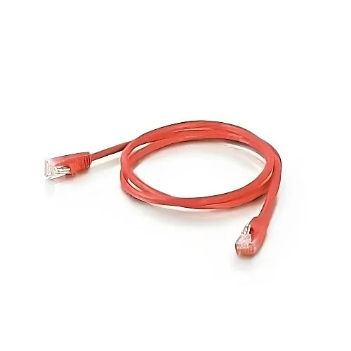 Quiktron 566-130-003 CAT6 Network Cable, Red 003' No-Boot Patch Cord