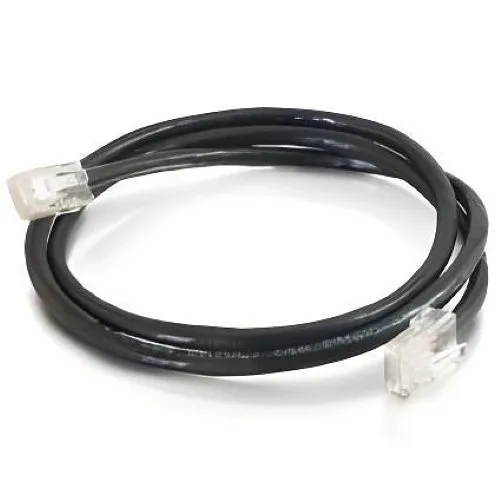 Quiktron 566-135-002 NO-BOOT Patch Cable, 6', Black