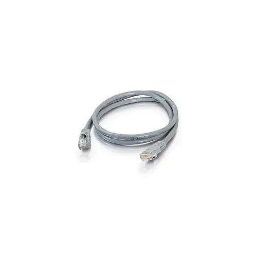 Quiktron 570-100-003 CAT5e Patch Cable, 3' Snagless C5E CM, Gray
