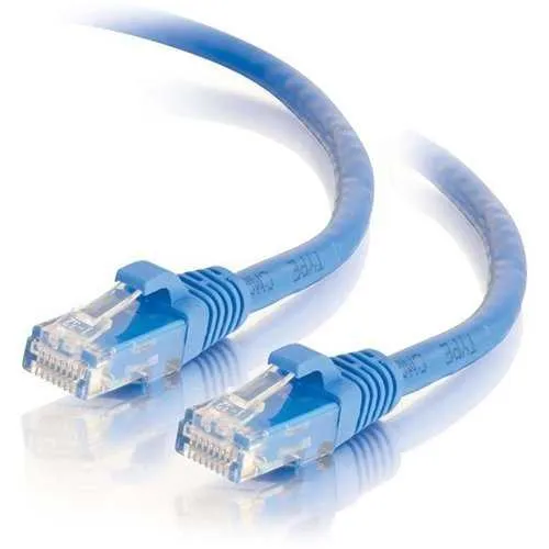 Quiktron 570-110-007 Q-Series CAT5e Patch Cable, Booted, 7' (2.1m), Blue