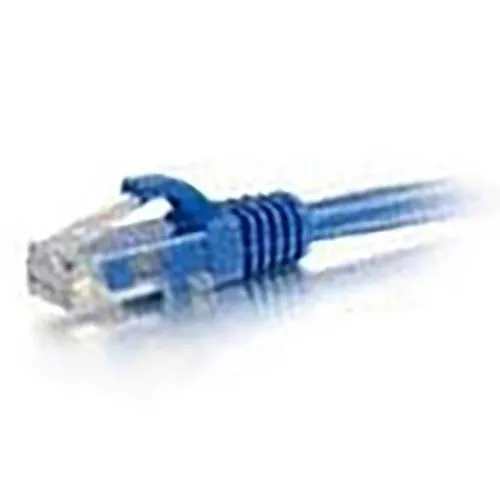Quiktron 570-110-015 Value Series CAT5(e) 24/7 Patch Cable, Snagless Boot, 15', Blue
