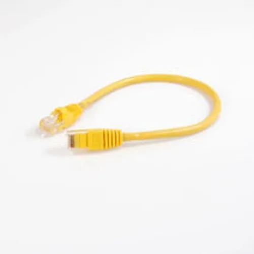 Quiktron 570-115-007 Q-Series CAT5e Patch Cable, Booted, 7' (2.1m), Yellow