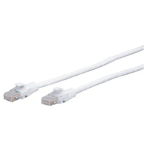 Quiktron 570-125-001 CAT5e Patch Cable, 1' Snagless C5E CM, White