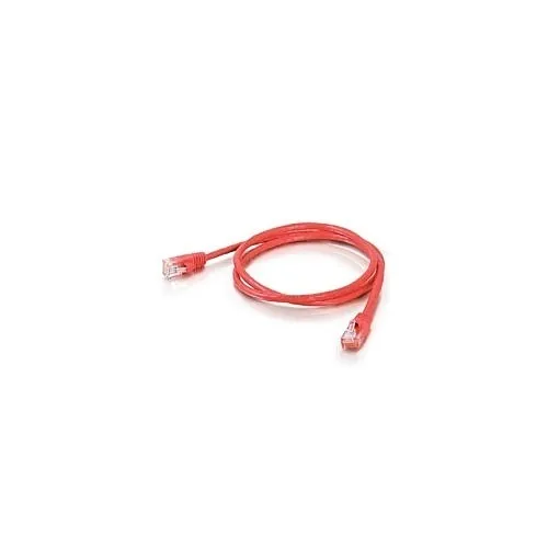Quiktron 570-130-003 CAT5e Patch Cable, 3' Snagless C5E CM, Red