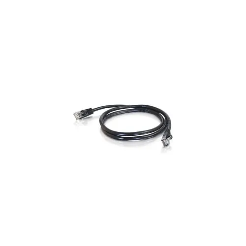 Quiktron 570-135-001 CAT5e Patch Cable, 1' Snagless C5E CM, Black