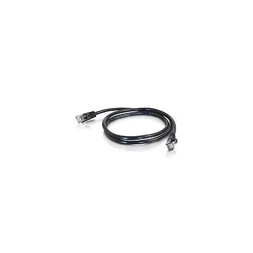 Quiktron 570-135-002 CAT5e Patch Cable, 2' Snagless C5E CM, Black