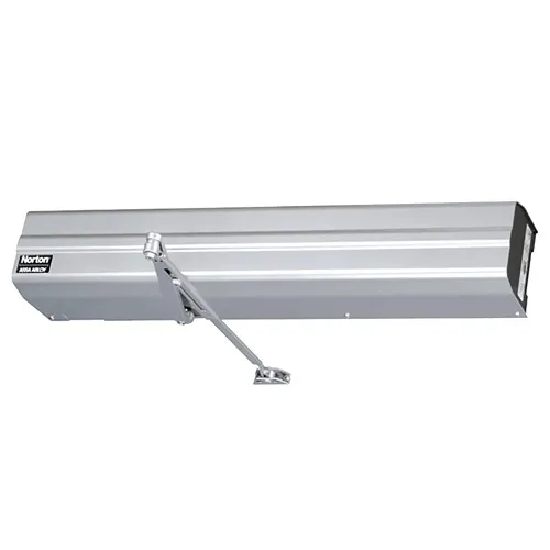 Norton Rixson 5730 689 Low Energy Door Operator, Surface Mount, Push Side, Top Jamb, Double Lever Arm Regular, Aluminum