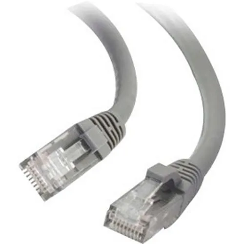 Quiktron 576-100-001 Q-Series CAT6 Patch Cable, Booted, 1' (0.3m), Gray