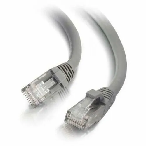 Quiktron 576-100-014 CAT6 Network Cable, 14' Snagless C6 CM, Gray