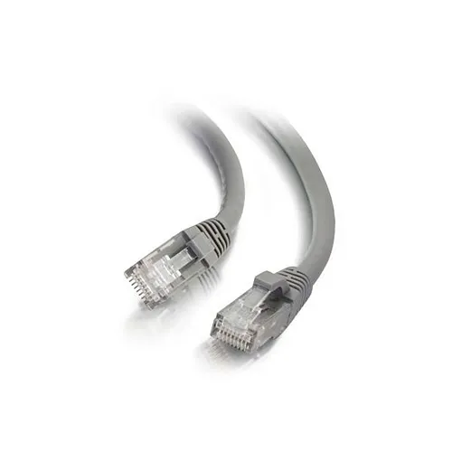 Quiktron 576-100-6IN CAT6 Patch Cable, 6" Snagless C6 CM, Gray