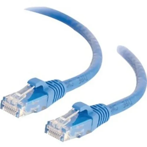 Quiktron 576-110-010 Q-Series CAT6 Patch Cable, Booted, 10' (3m), Blue