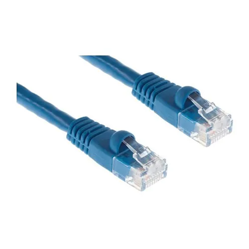 Quiktron 576-110-014 CAT6 Patch Cable, 14' Snagless C6 CM, Blue