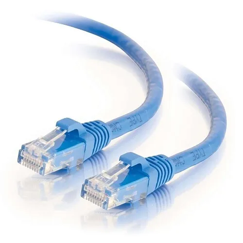 Quiktron 576-110-025 CAT6 Patch Cable, 25' Snagless C6 CM, Blue