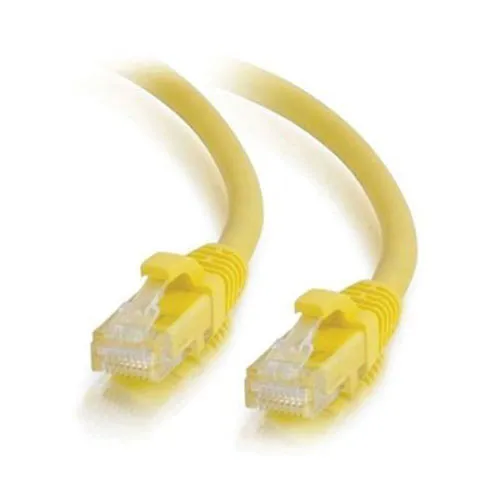Quiktron 576-115-002 CAT6 Patch Cable, 2' Snagless C6 CM, Yellow