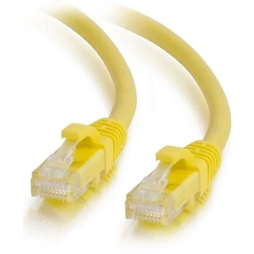 Quiktron 576-115-003 Q-Series CAT6 Patch Cords, Booted, 3' (0.9m), Yellow