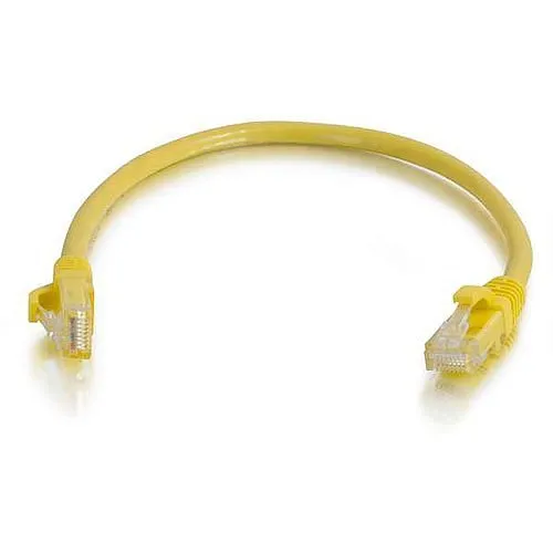 Quiktron 576-115-007 Q-Series CAT6 Patch Cable, Booted, 7' (2.1m), Yellow