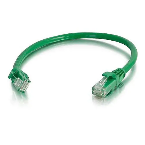 Quiktron 576-120-015 Q-Series CAT6 Patch Cable, Booted, 15' (4.5m), Green