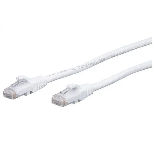 Quiktron 576-125-025 Q-Series CAT6 Patch Cords, Booted, 25' (7.6m), White