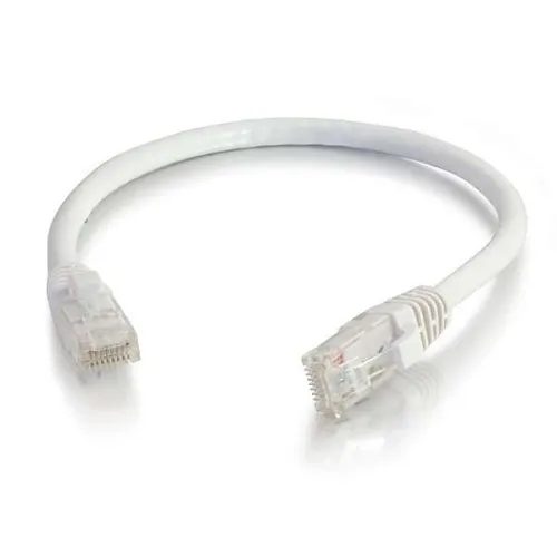 Quiktron 576-125-035 CAT6 Patch Cable, 35' Snagless C6 CM, White