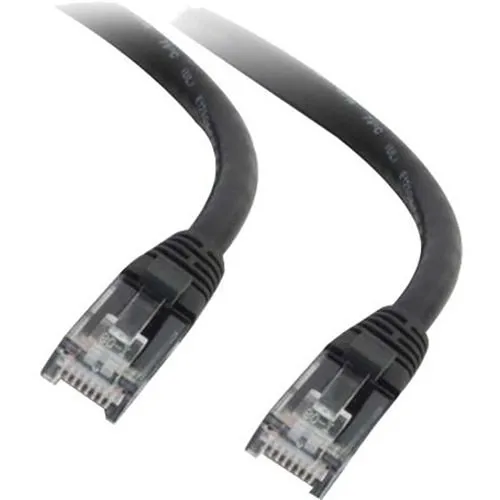 Quiktron 576-135-003 Q-Series CAT6 Patch Cable, Booted, 3' (0.9m), Black