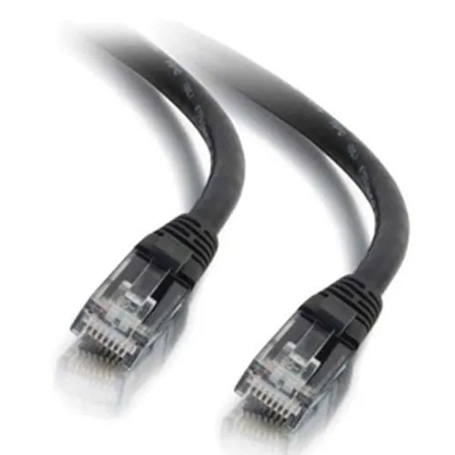 Quiktron 576-135-015 Q-Series CAT6 Patch Cable, Booted, 15' (4.5m), Black