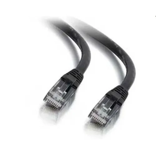 Quiktron 576-135-100 Value Series CAT6 Patch Cable, Snagless Boot, 100', Black