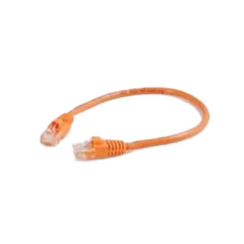Quiktron 576-140-003 CAT6 Patch Cable, 3' Snagless C6 CM, Orange